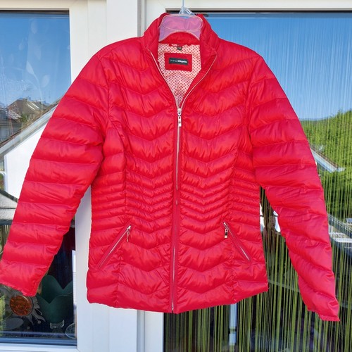 *Charles Vögele* Gr. 40 Damen Jacke Daunenjacke rot Leichtgewicht - Maße i.B. - Bild 2 von 12