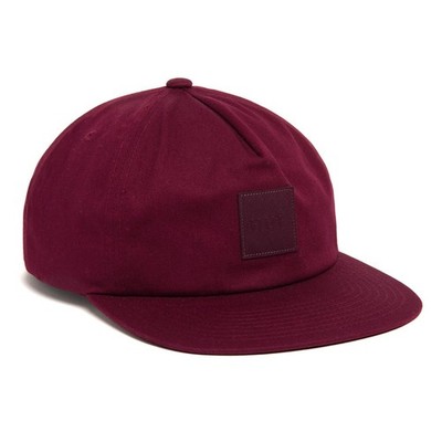 HUF Essentials Unstructured Box Snapback - wine