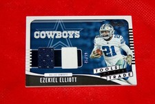 2019 Panini Tool Of The Trade Card #TTD-EE - Cowboys Ezekiel Elliot Jersey 45/99