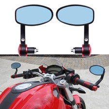 2pcs 7/8" Bar End Mirrors Anti-Glare For Ducati Monster V4 V4S STREETFIGHTER V2