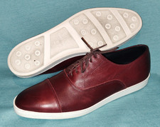 NICE Allen Edmonds Mens Park Avenue Burgundy Sneakers Shoes Casual Dress 12 D
