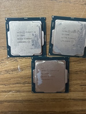 LOT 3 - Intel Core i5-7500 SR335 3.40GHz CPU