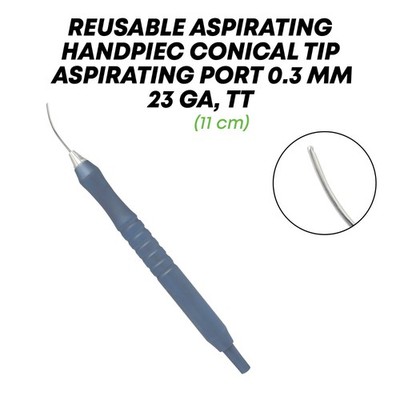 Aspirating Handpiece Conical 0.3mm Aspirator Tip Titanium Ophthalmic Instruments