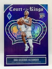 2023 Shai Gilgeous-Alexander #12 Court Of The Kings Purple #’d 53/75 Phoenix