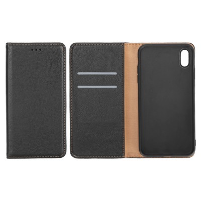 PU Leather Wallet Flip Cover With Credit Card Slot Magnetic Closure Shockproo CB