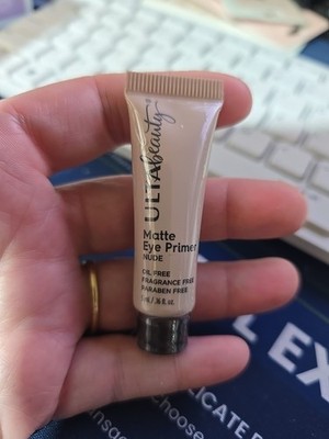 ULTA Beauty Matte Eye Primer in NUDE Paraben & Oil Free 5mL Travel Size SEALED