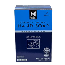 Member’s Mark Antibacterial Foaming Hand Soap Refill 67.6 oz 2 Pack 0.36 per fl oz