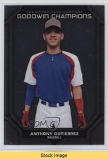 2024 Upper Deck Goodwin Champions Platinum Anthony Gutierrez #P67 READ f6d
