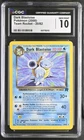 2000 Pokemon #20/82 Dark Blastoise Team Rocket CGC 10