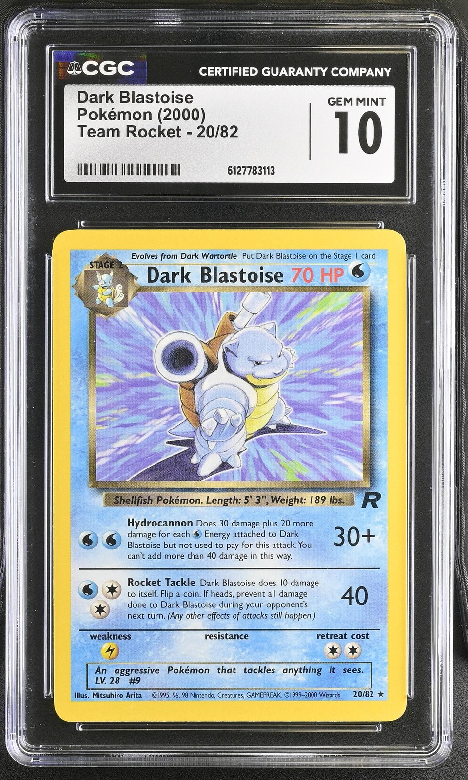 Dark Blastoise (20) — Team Rocket