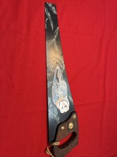 Hand Painted Hand Saw / Owl