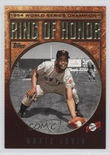 2008 Topps Update Ring of Honor World Series Champions Monte Irvin HOF 0l2