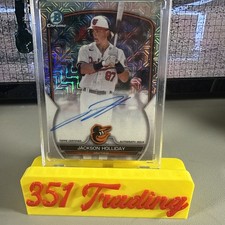 2023 Bowman Chrome Jackson Holliday Mojo Refractor Auto #BCMA-JH Orioles