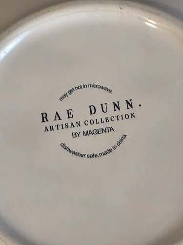 Rae Dunn YUM Pasta Bowl Size 8.5 " - Picture 5 of 7