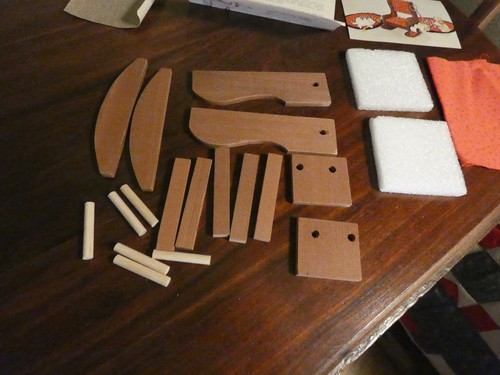 Kit Artigianale "Sew 'n Stow Rocker" Vintage 1973 Artigianato Nazionale - Foto 6 di 6