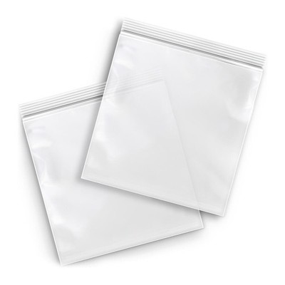 250 Pieces 20'' x 24'' Zipper Bags Clear 4 Mil Plastic Bags With Zip Seal Closure