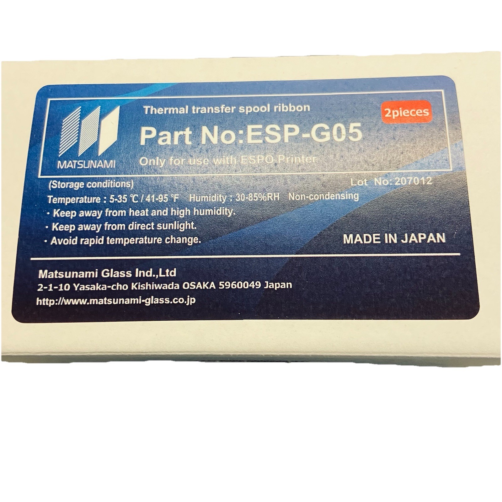Free Shipping! ESPO Printer Thermal Transfer Ribbon (Box of 2 ...