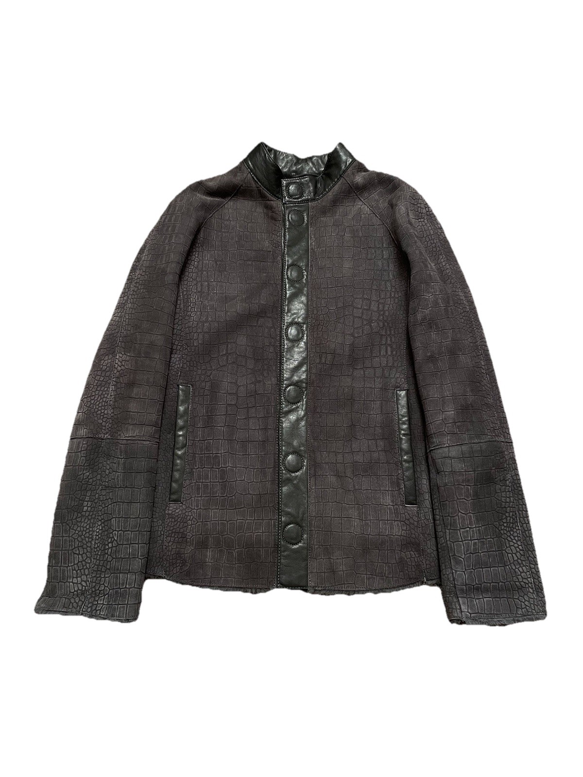 Giorgio Armani mainline sheepskin shearling leather jacket size medium RRP £4399