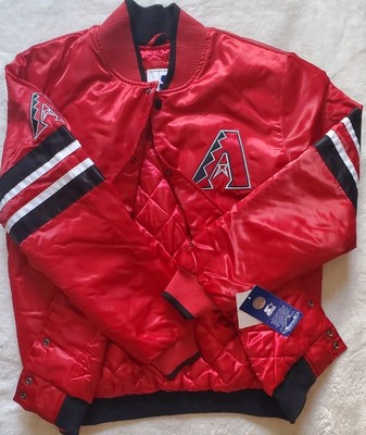 Arizona Diamondbacks Starter Jacket Scout Varsity Quilt Lined Full Snap Medium 