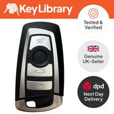 BMW 4 Button Smart Remote Car Key Fob 868Mhz For CAS4 CAS4+ 5 6 7 Series X3 X4