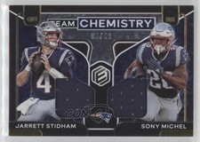 2020 Panini Elements Team Chemistry 6/49 Sony Michel Jarrett Stidham #TC-NE x5u