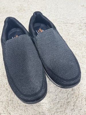Skechers Expected Gomel Slip On Shoes Loafers Relaxed Fit Black Mens