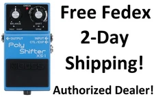 New Boss XS-1 Poly Shifter Pitch Shift Guitar Effects Pedal