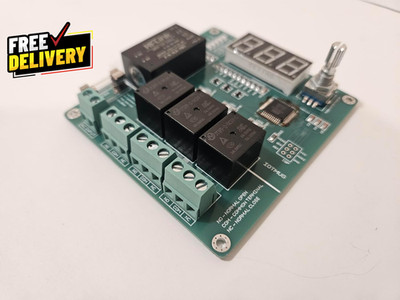 37+ Modes Sequencer Board 3 Channel AC Voltage 100-240VAC 50HZ 60HZ RED.......