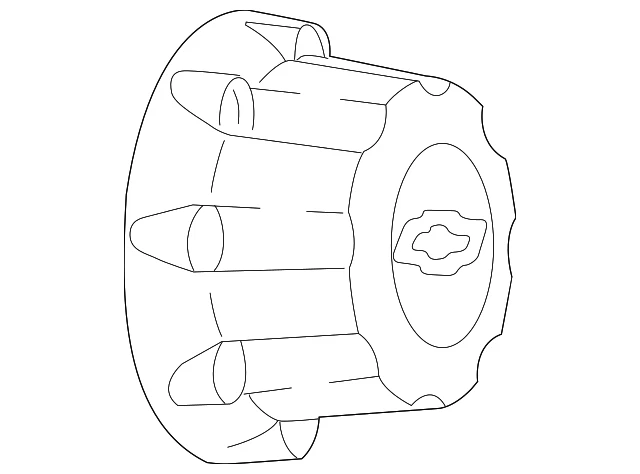 Tapa central genuina GM con logotipo de pajarita 09597161 Foto 4 de 4