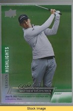 2024 Upper Deck Season Highlights Silver Foil Matthew Fitzpatrick #77 READ uk2