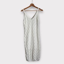Willow & Wind crochet slip dress White Knit Tank Medium