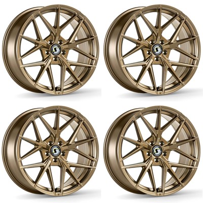 4 Schmidt Felgen ZAYN 9.0Jx20 + 11.5Jx21 5x120 BRONMATT für Corvette Corvette C8