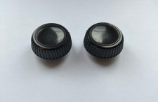 2 Stück Bakelit Knopf für Röhrenradios 50er-Jahre Drehknopf Radioknöpfe