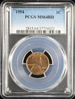1954-P Lincoln Wheat Cent — photo from another recent sale
