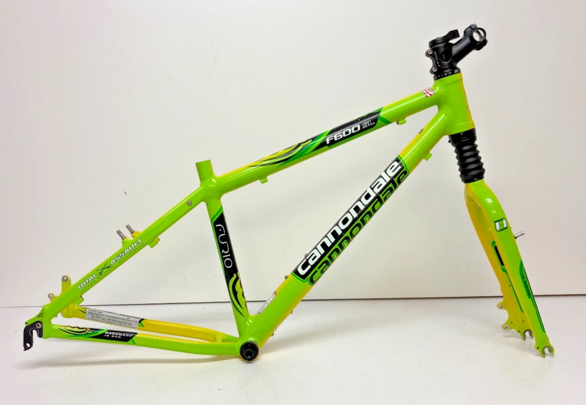 2004 Cannondale F600 SL Furio Small Aluminum Mtn Bike Frame Head