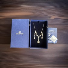 Swarovski Crystal Necklace Earrings Set Drop Silver Jewelry Gift- 5226458 BNWT