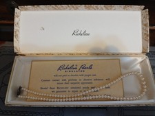 Vintage RICHELIEU Simulated Pearl Necklace With Original Box