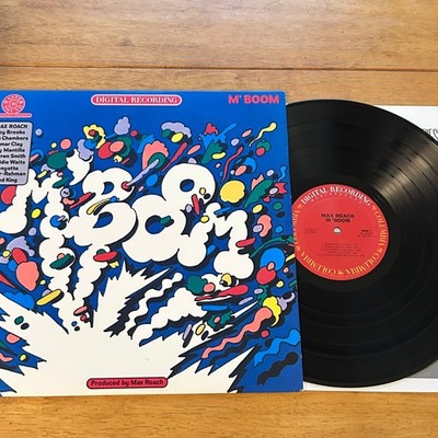 Max Roach   M'Boom Record LP 1980 Mastersound Digital Columbia Jazz 33 RPM