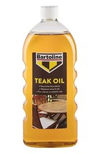 Teak Oil Wood Sealer Bartoline 1 Litre Gives Wood a Natural Sheen that Lasts