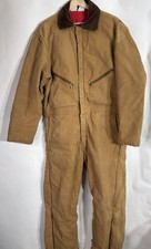 Vintage Walls Blizzard Pruf Insulated Coveralls Tan, Large Short 42-44 Tan USA