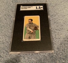 1909-11 T206 Piedmont 150 Baseball Mordecai Brown Cubs Shirt SGC 1.5