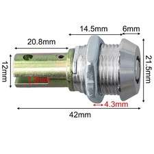 Toolbox Locking Mechanism with Two Keys Essential for Tool Storage Safety