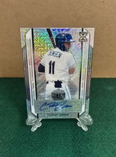 Carter Jensen 2021 Leaf Metal Draft XRC MOJO AUTO Royals Breakout Rookie RC