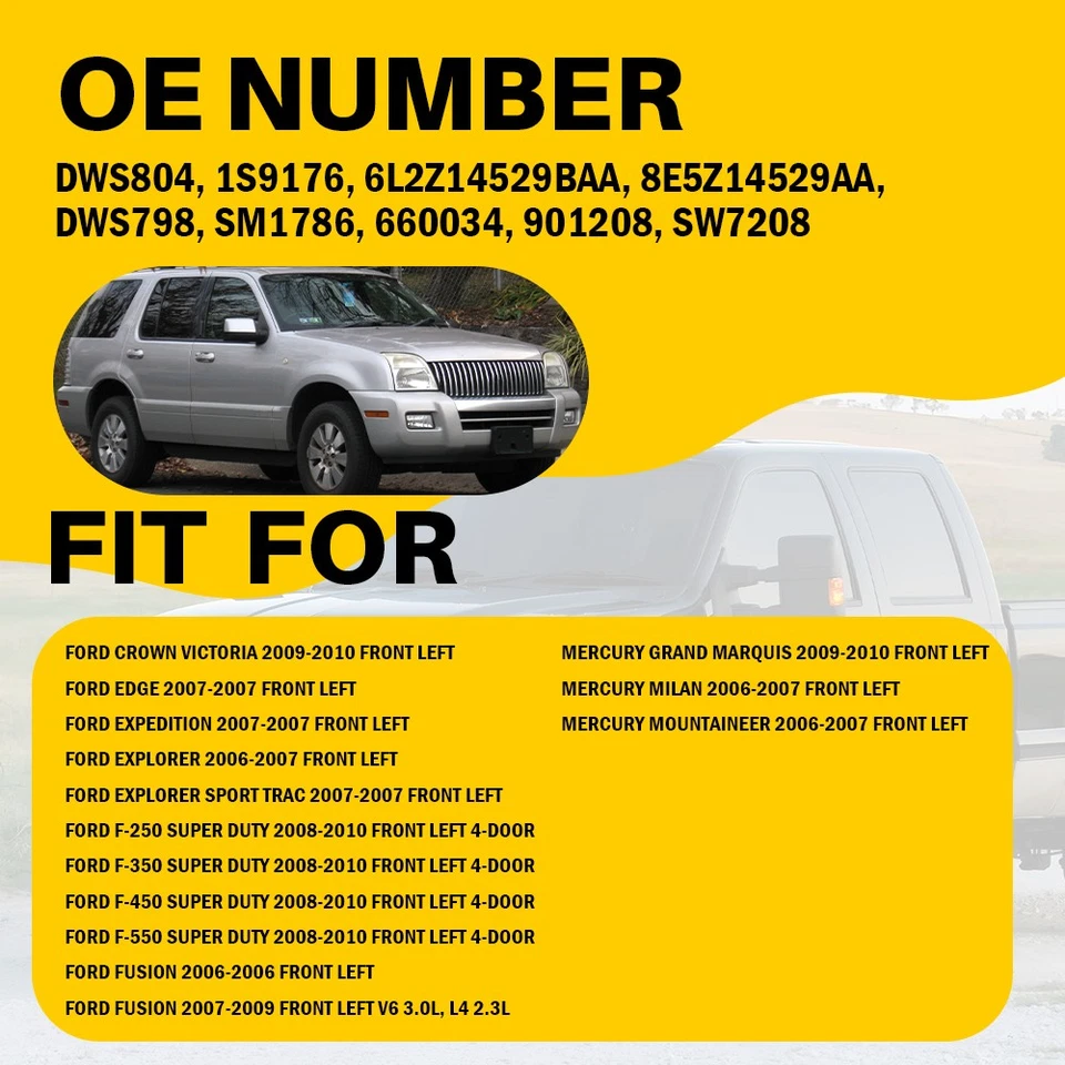 Interruptor de ventana eléctrica del conductor delantero derecho para Ford Explorer Mercury Milan DWS8041-5x Foto 2 de 4