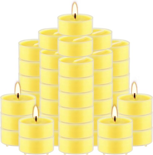 Elegant Gift-Ready Citronella Tealight Candles - Clean Burn & Long Lasting - Picture 4 of 9