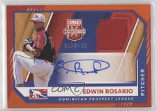 2021 Panini Elite Extra Edition Orange 52/149 Edwin Rosario #DPLMS-ER Auto 09j5