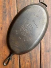 Griswold Cast Iron #15 Oval Fish Skillet