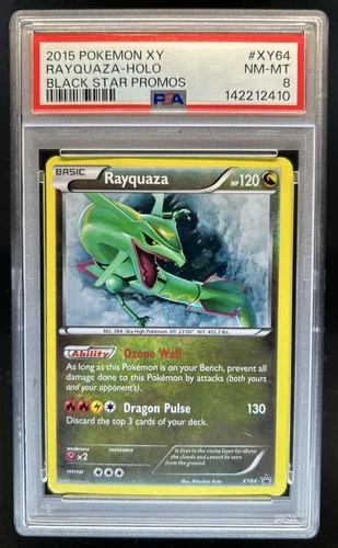 2015 Pokemon XY Promos Rayquaza #XY64 PSA 8