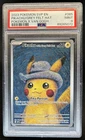 2023 Pokemon x Van Gogh SVP Pikachu Grey Felt Hat #085 PSA 9 MINT