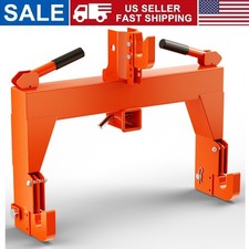 3-point Quick Hitch, 2" Receiver Hitch Accommodates Class 1 And Class 2 Tractors